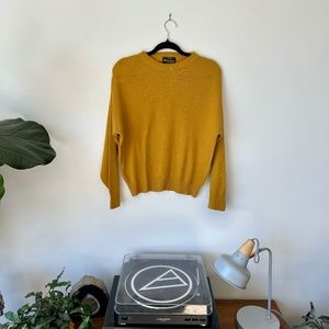 Vintage Mustard Sweater | No size tag - fits like M